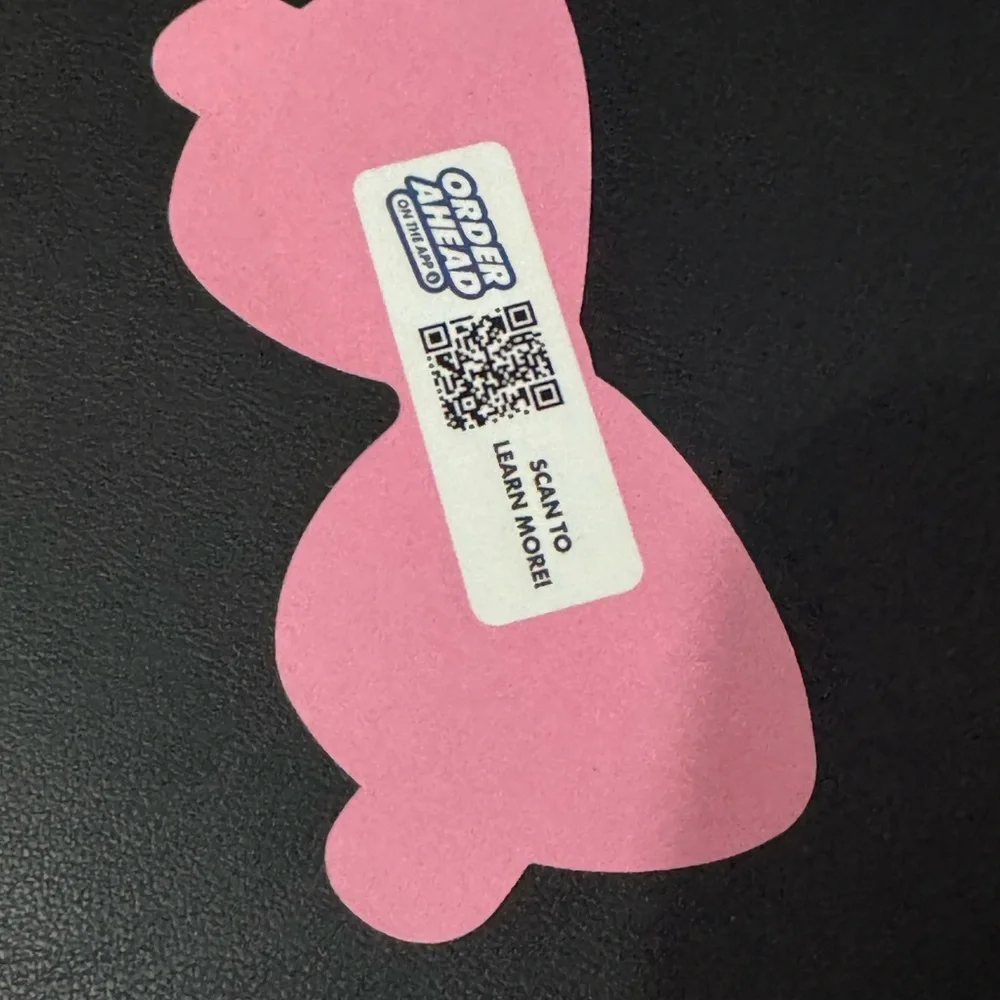 Dutch Bros Coffee Valentine’s Day Sticker Red and Pink Heart Sunglasses Sticker
